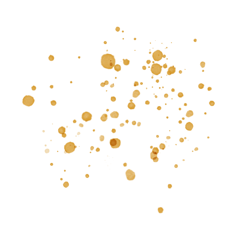 Gold Splatter Paint Splash png