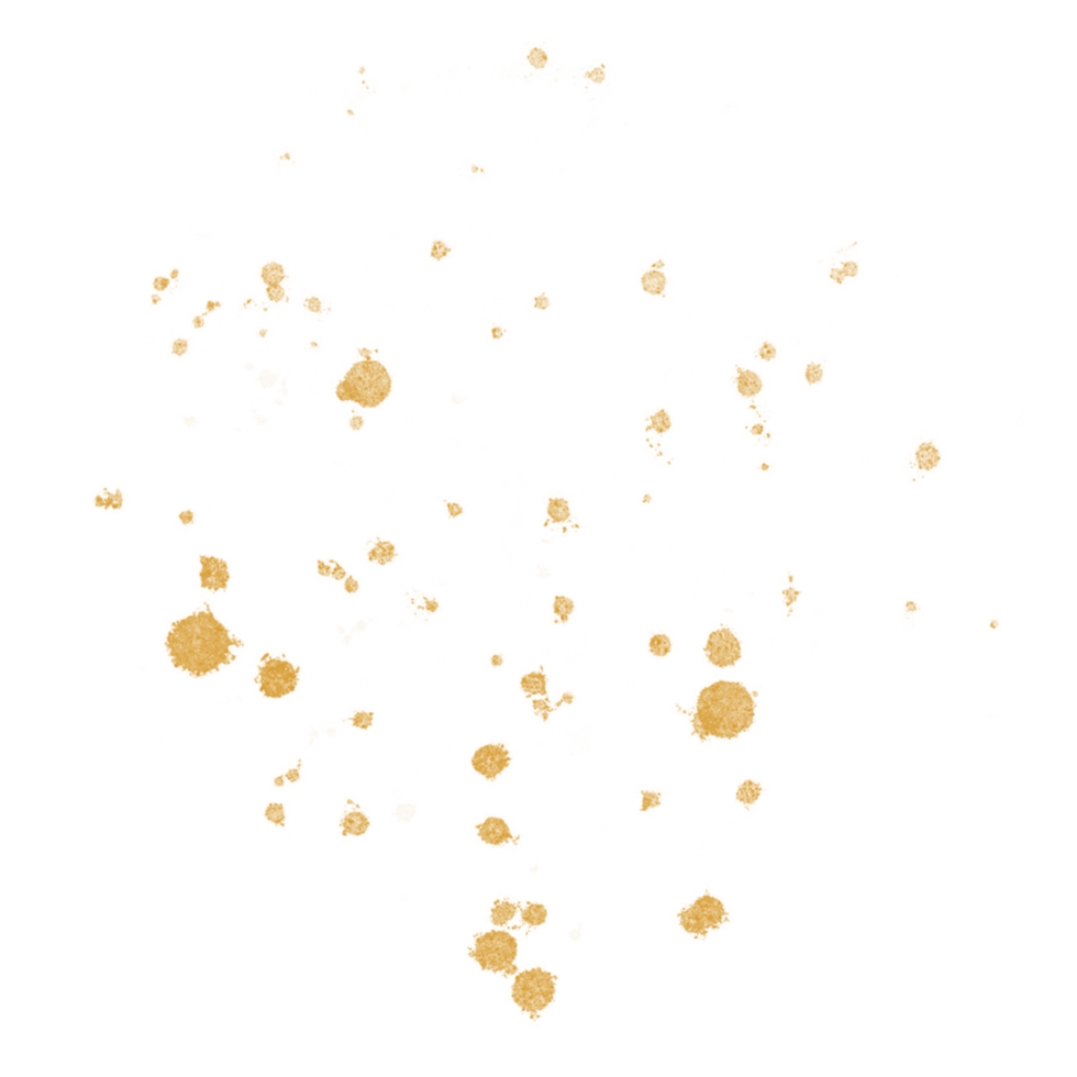 Gold Splatter Paint Splash png