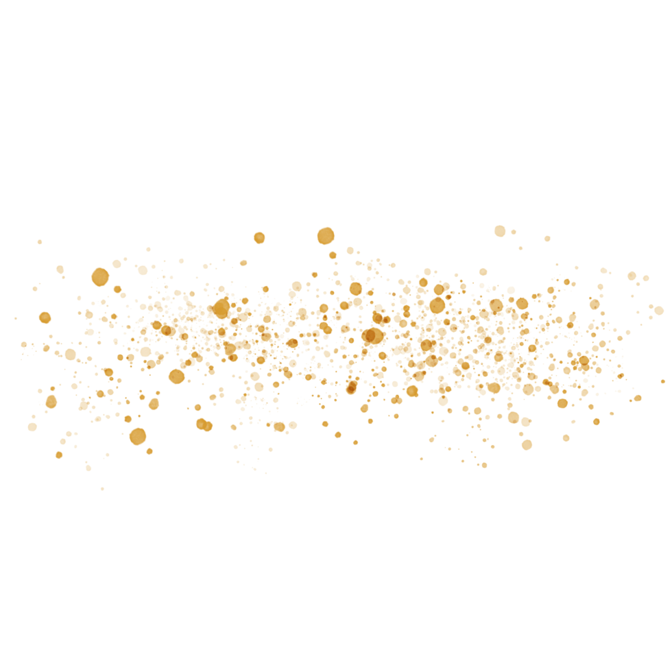 oro schizzare dipingere spruzzo png