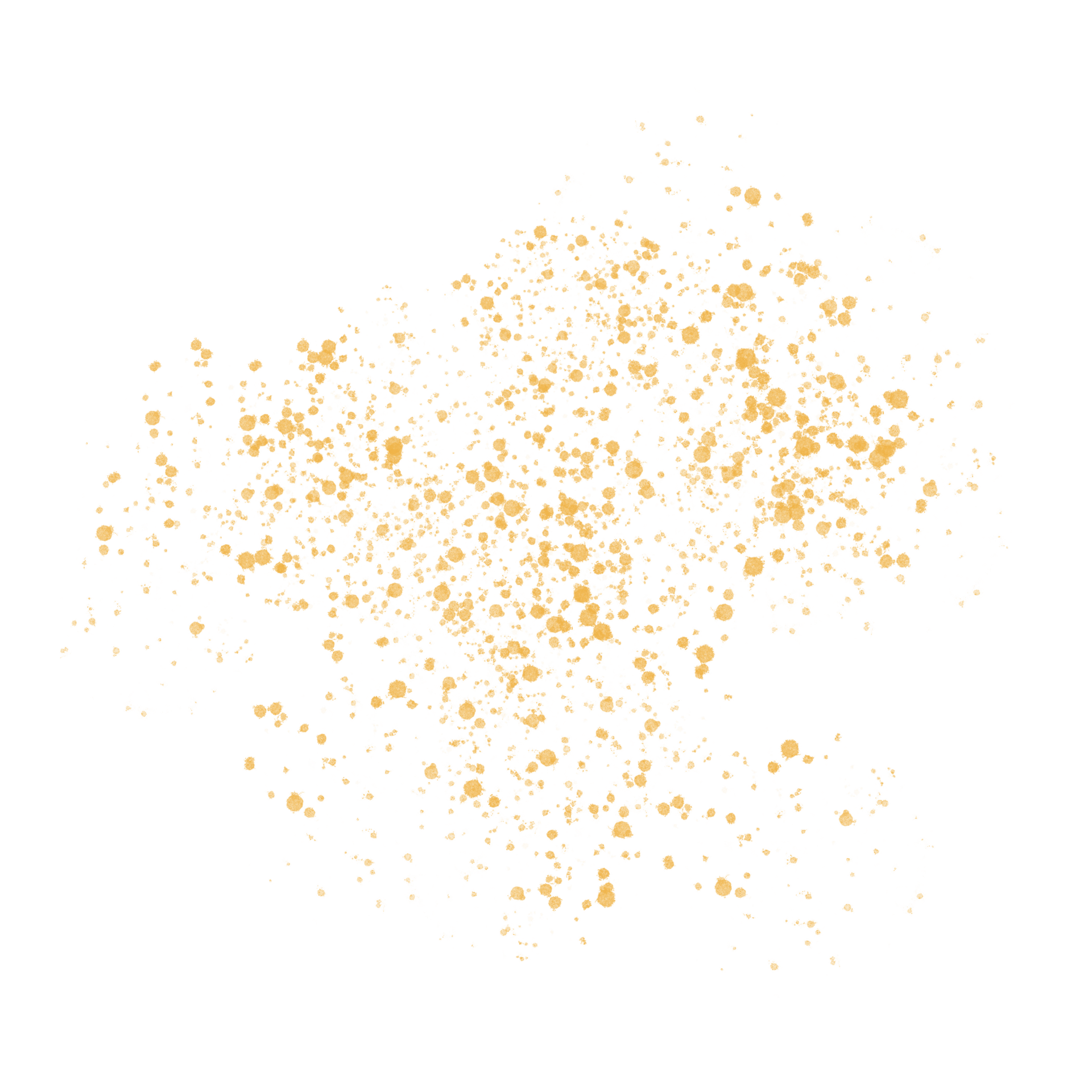 Golden Glitter Paint Splash Isolated 17257714 PNG