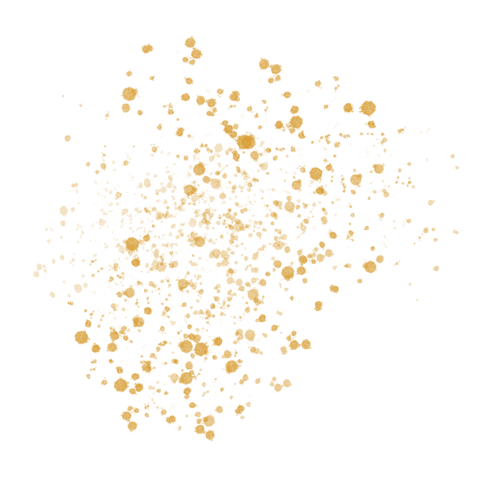 oro schizzare dipingere spruzzo png