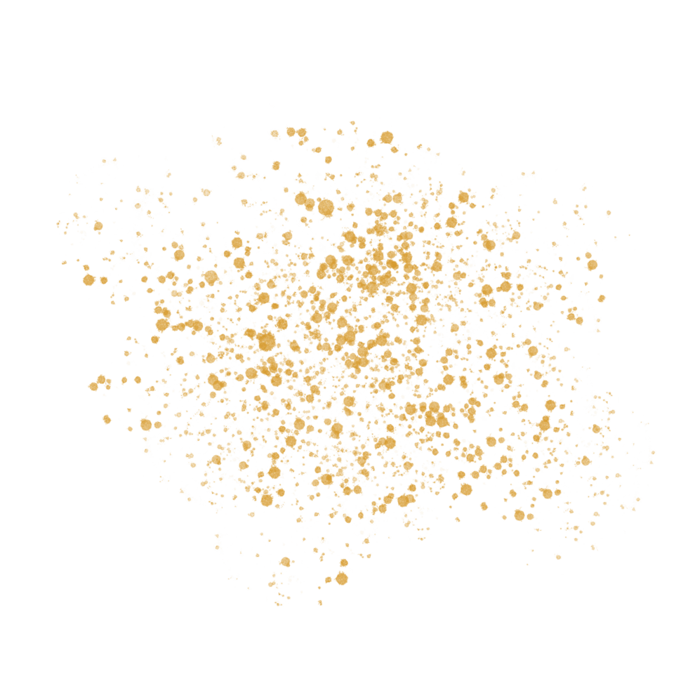 Gold Splatter Paint Splash png