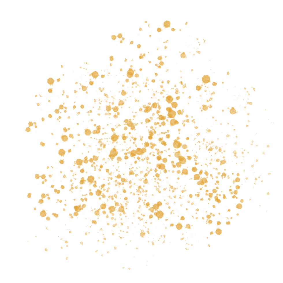 oro schizzare dipingere spruzzo png