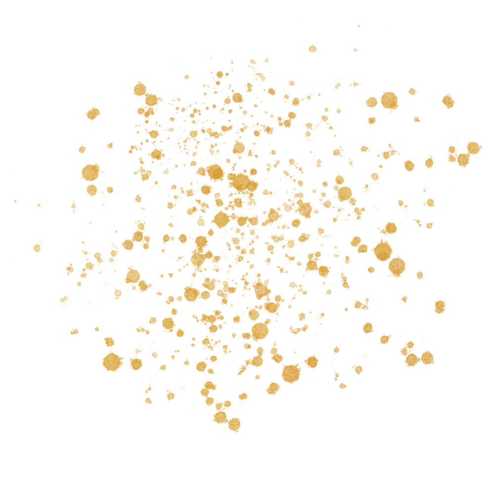 Gold Splatter Paint Splash png