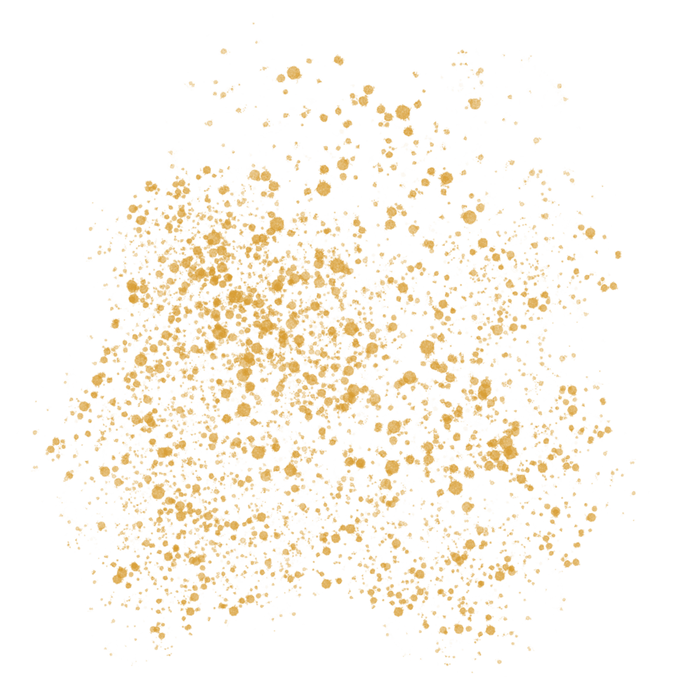 Gold Splatter Paint Splash png