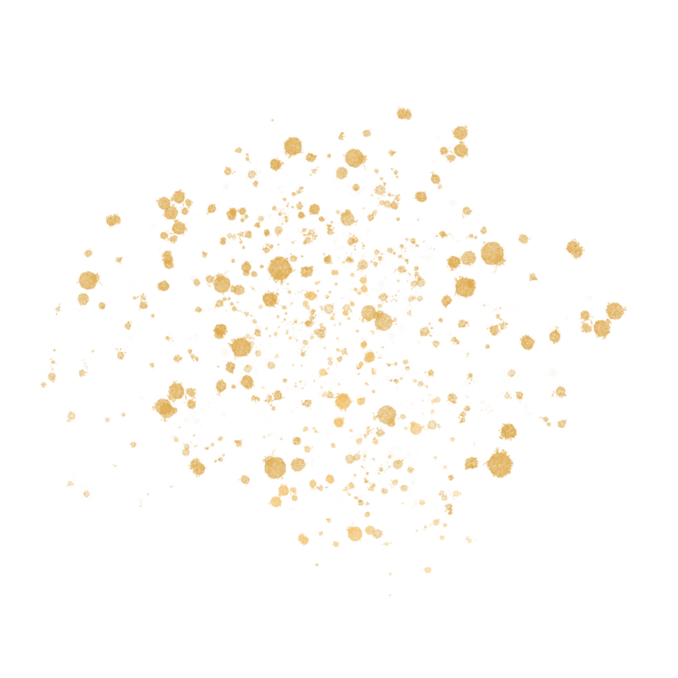 Gold Splatter Paint Splash png