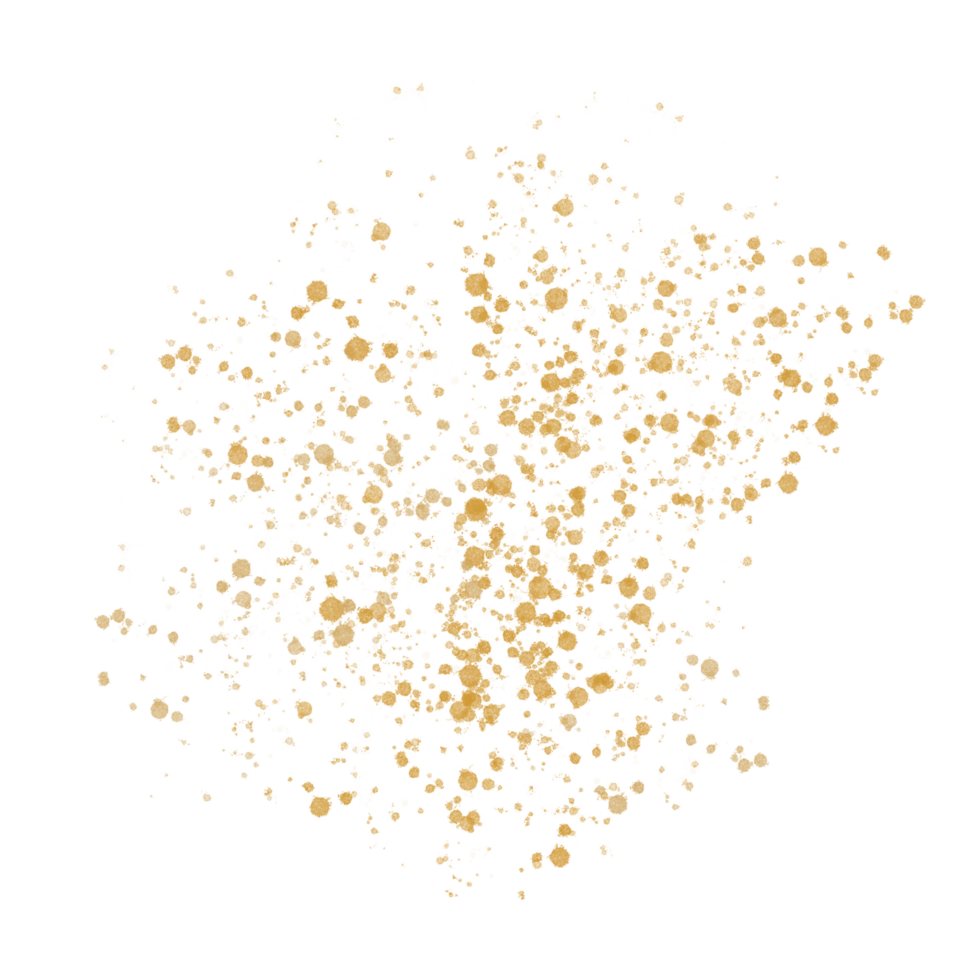 Gold Splatter Paint Splash png