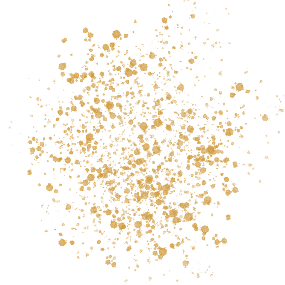 oro schizzare dipingere spruzzo png