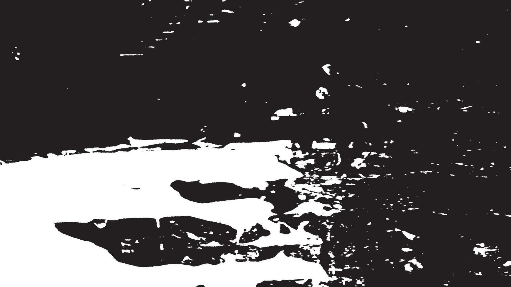 texturas grunge envejecidas retro, fondo grunge abstracto en blanco y negro, superposición de suciedad envejecida vectorial. vector