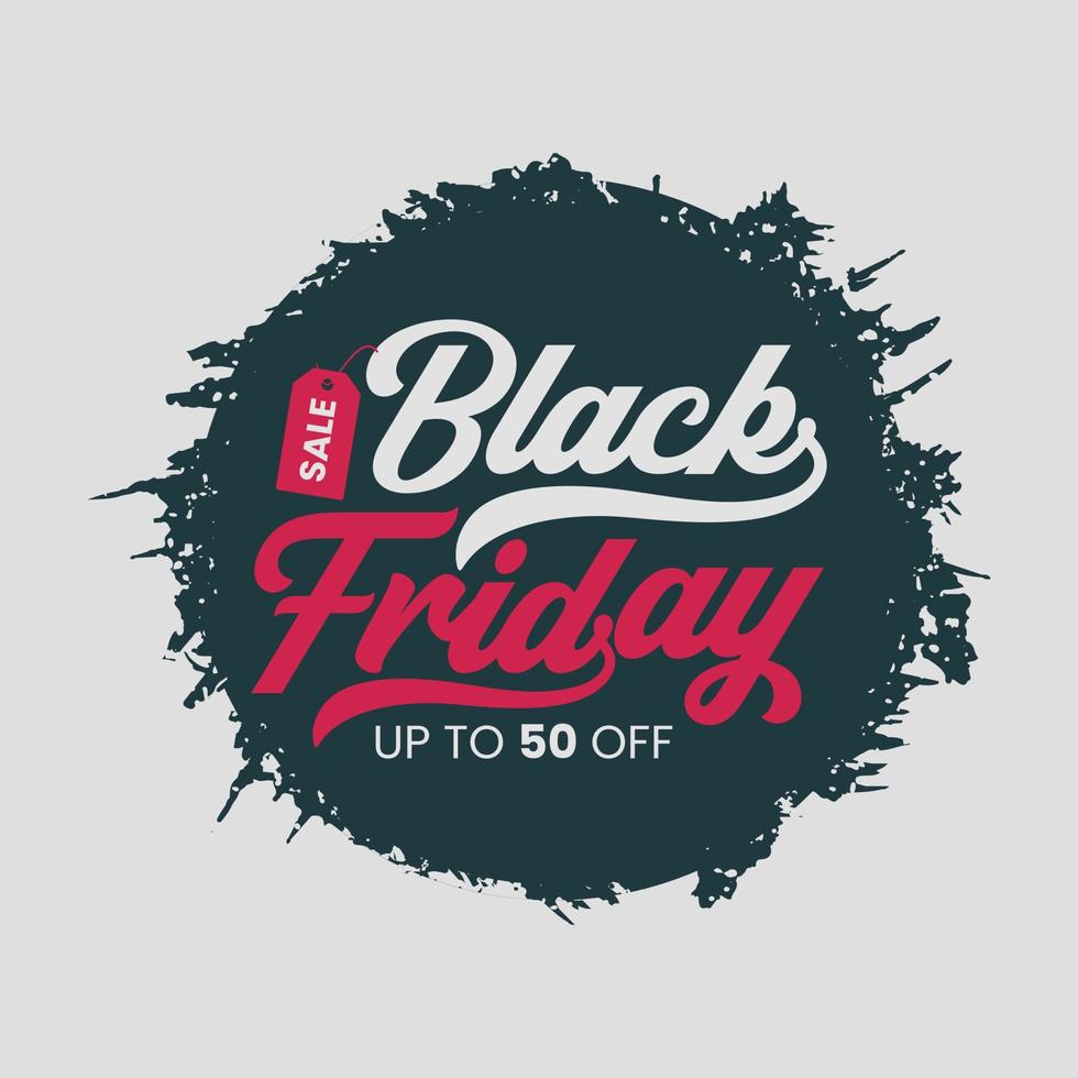 banner de etiqueta de venta de viernes negro, diseño de viernes negro, etiquetas promocionales de ventas y descuentos, vector