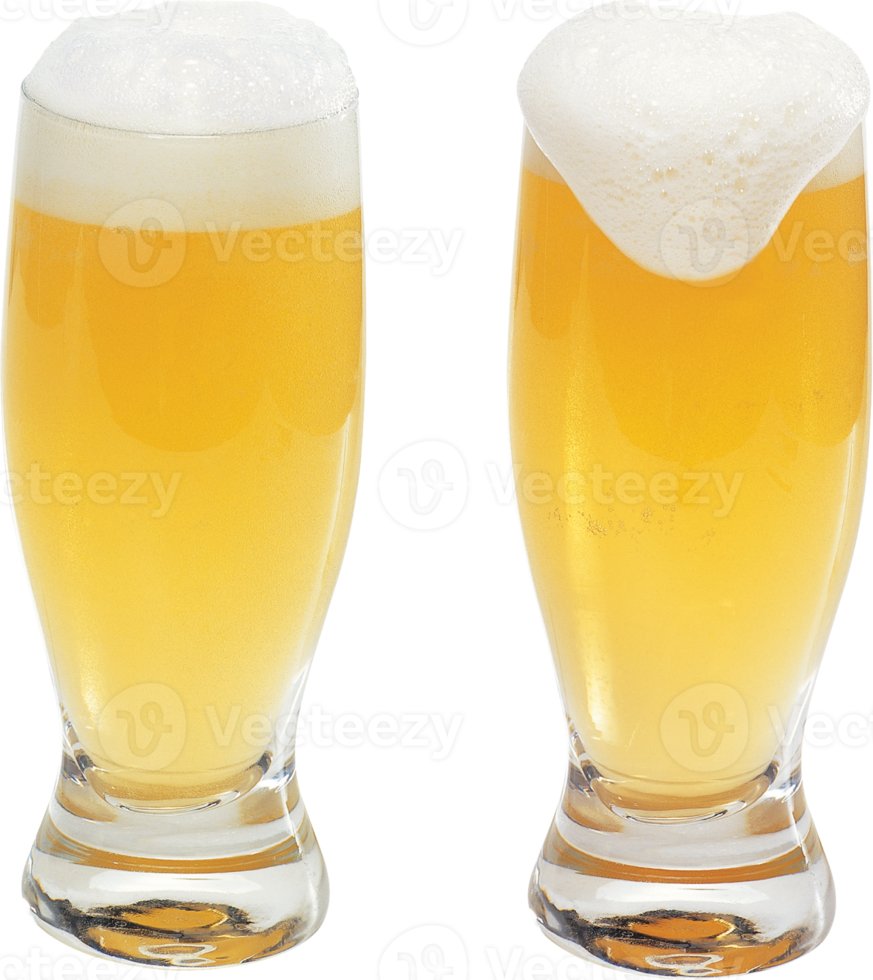 two glass of beer png