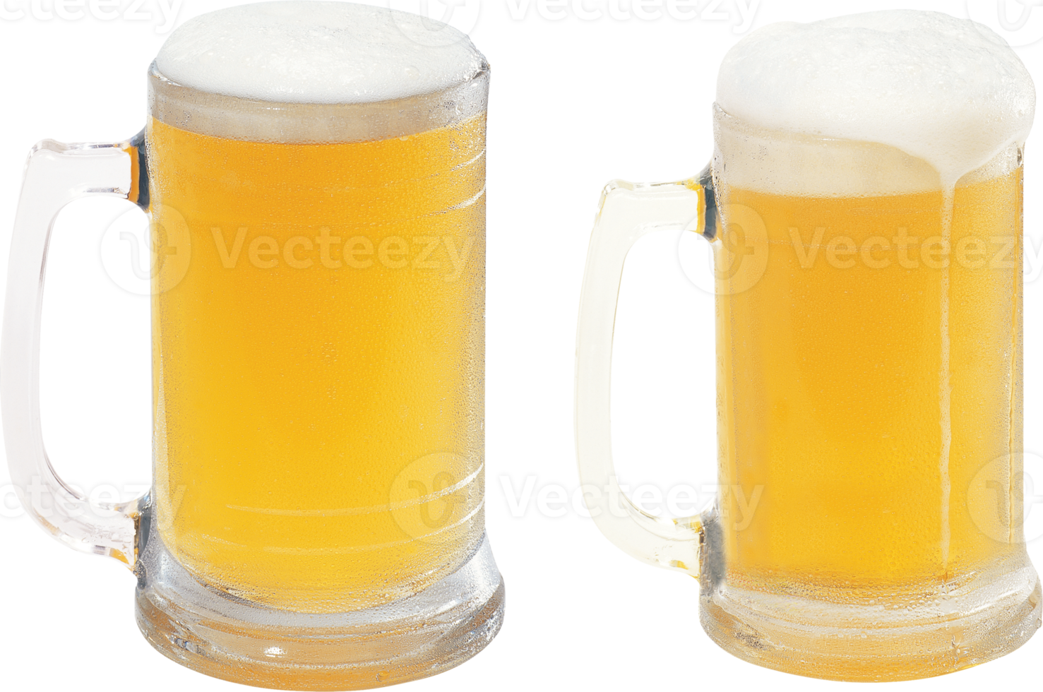 two glass of beer png