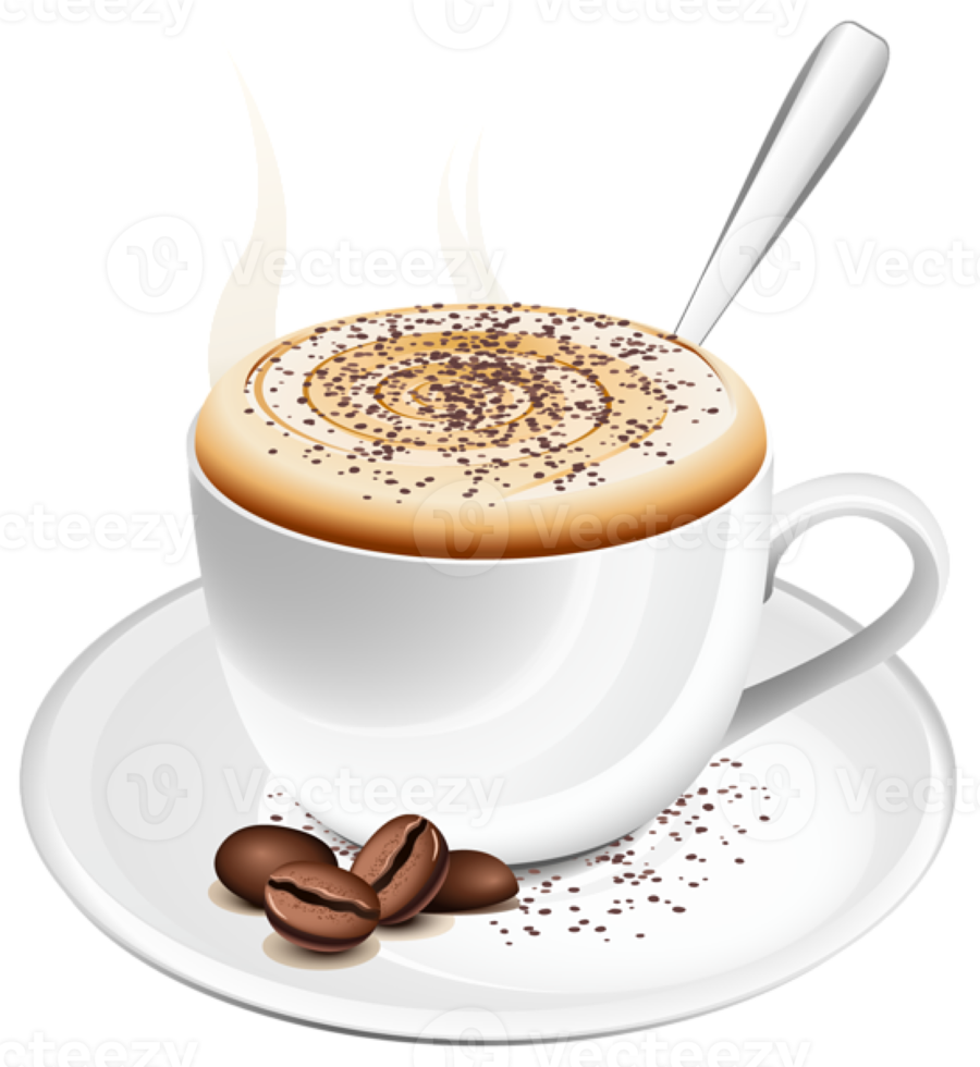 tasse de cappuccino png