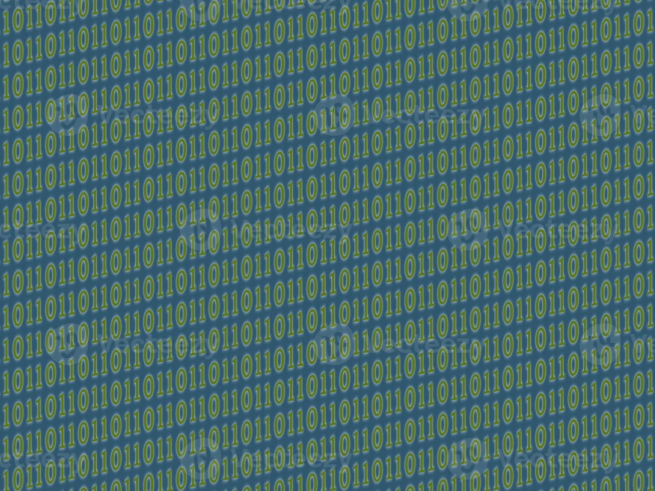background.Digital binary data and secure data concept with number 0 and 1. photo