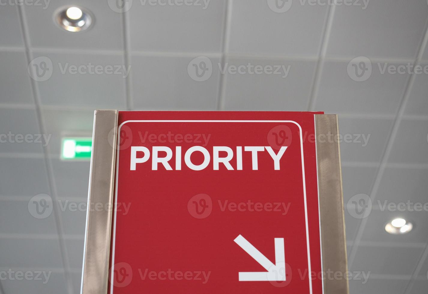 priority queue sign photo