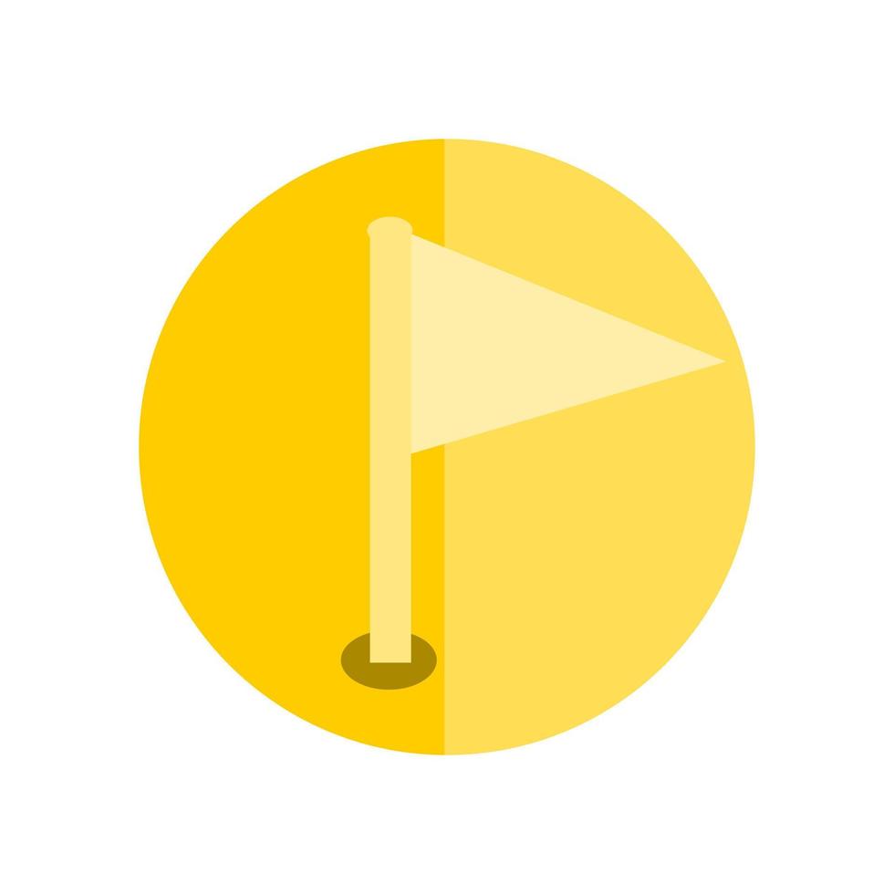 vector icon for promotion of golf and for target