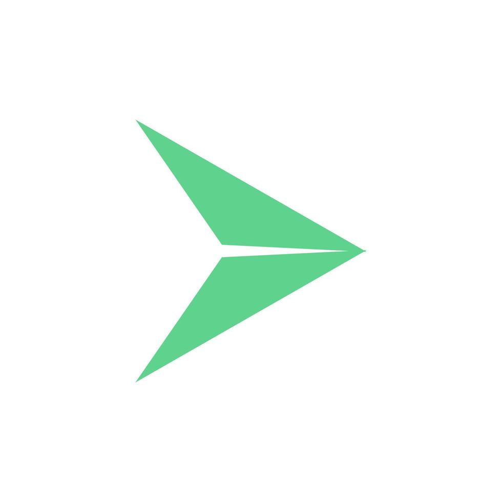 cursor de origami de vector de icono para negocios