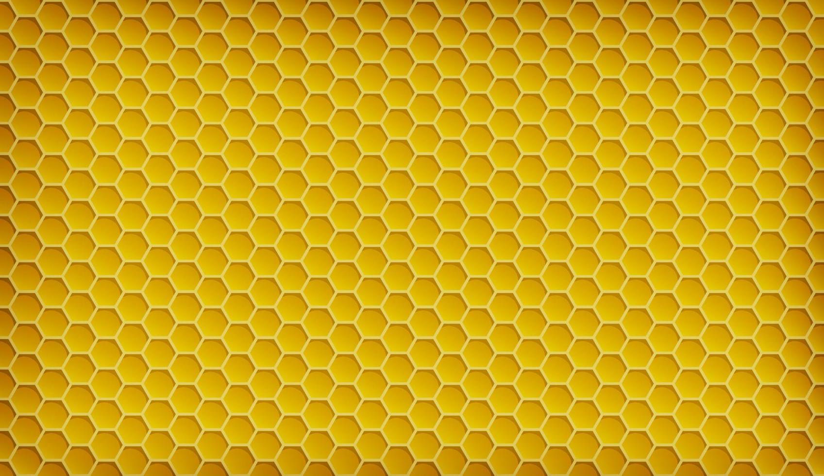 fondo hexagonal de panal de abeja natural vector