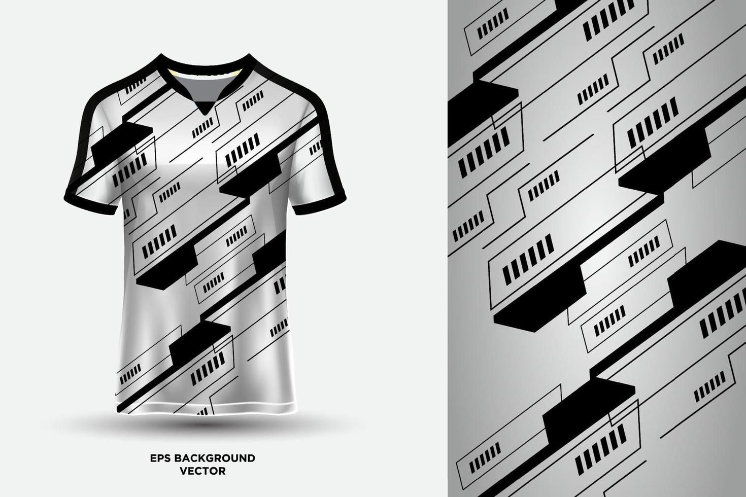 camiseta deportiva camiseta abstracta adecuada para carreras, fútbol, juegos, motocross y deportes electrónicos vector