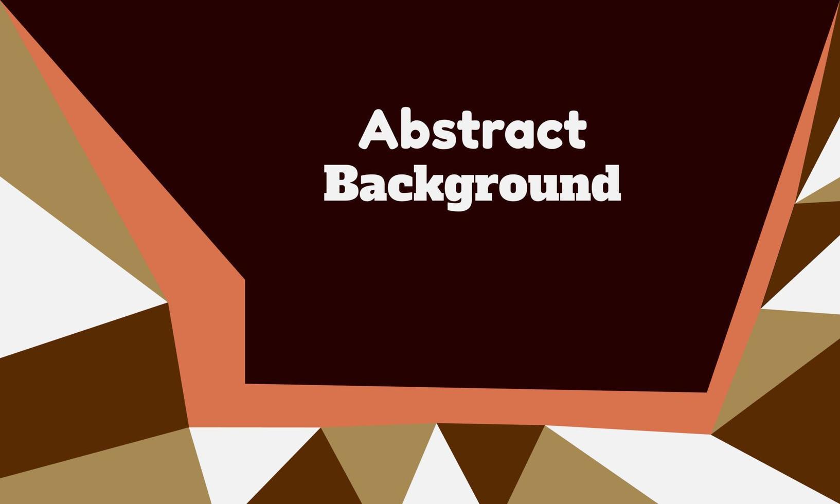 brown abstract geometric background vector