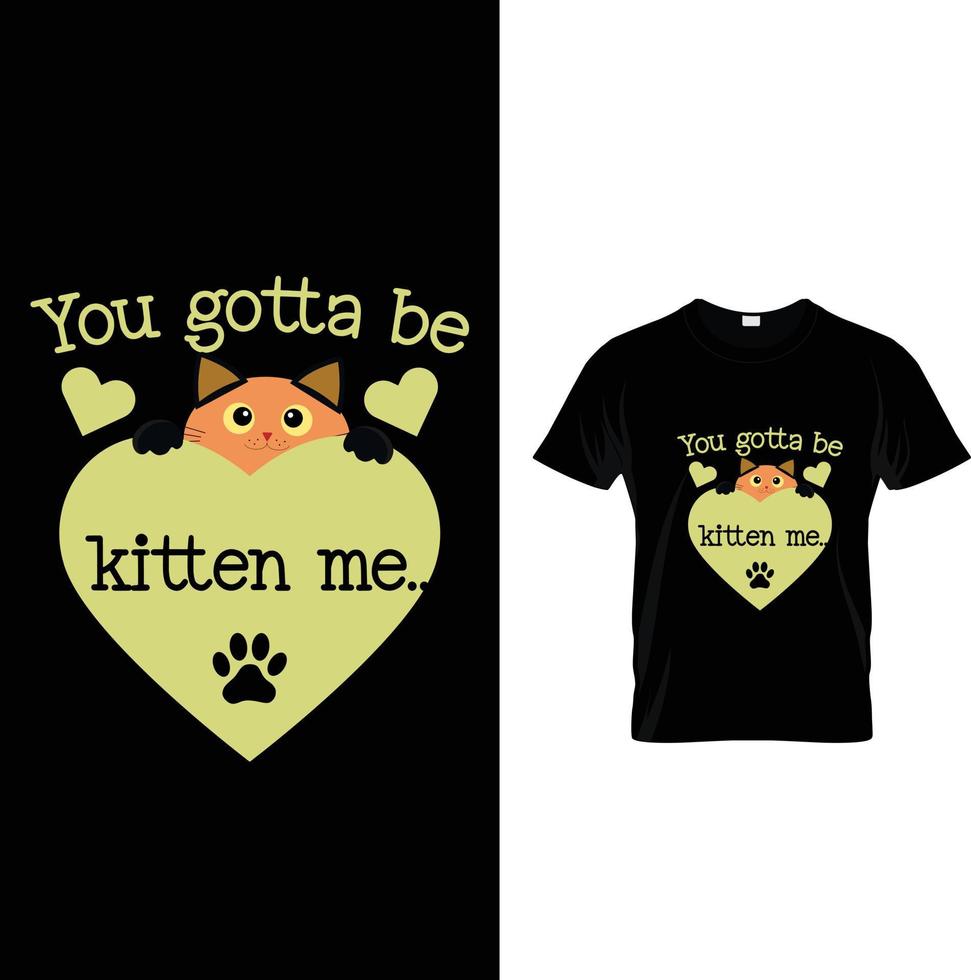 Best cat lover T-shirt design vector