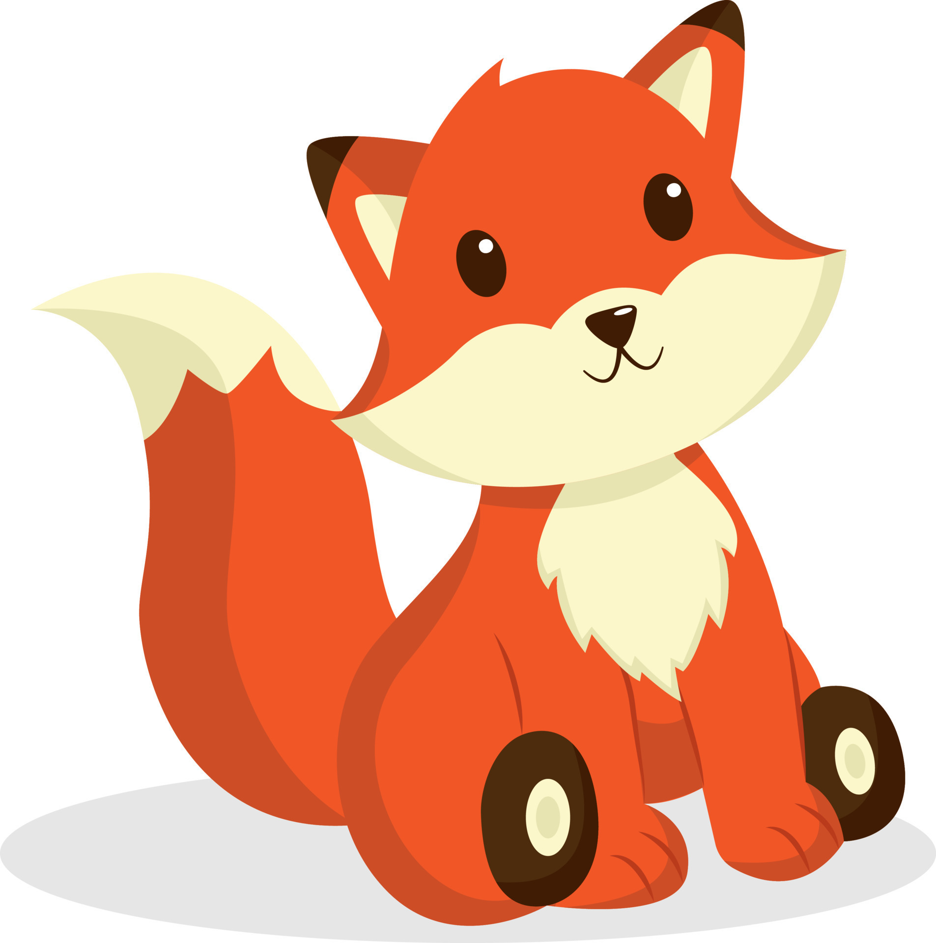 Cute Fox Character Design Illustration 11772557 Vector Art at Vecteezy