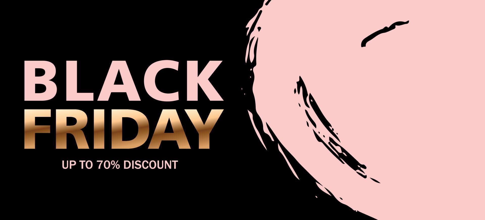 Black Friday, grunge style. Vector. vector