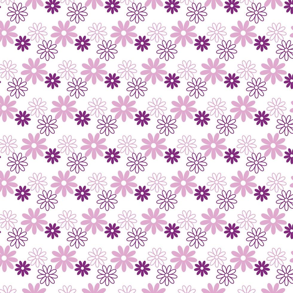 Abstract seamless floral pattern wallpaper design vector