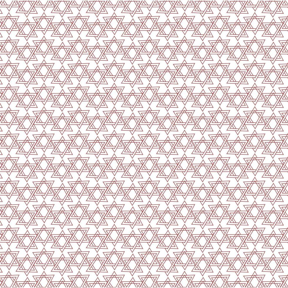 Stars shapes outline repeated pattern background vector