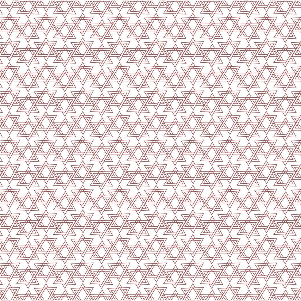 Stars shapes outline repeated pattern background vector