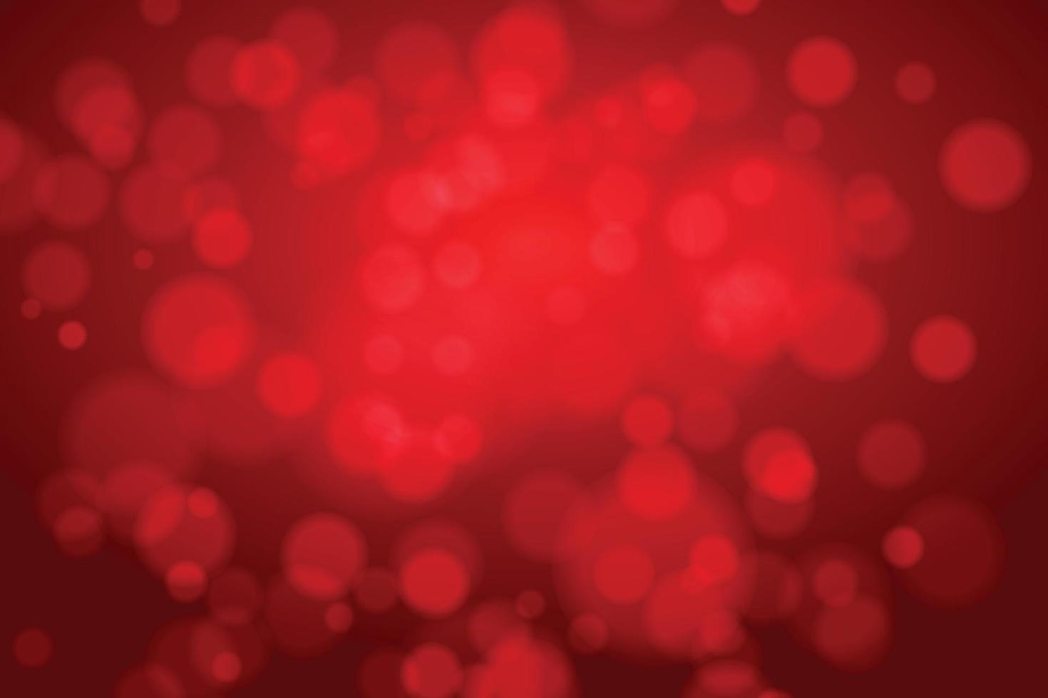 Christmas  bokeh background red valentine abstract. illustrator Vector Eps 10.