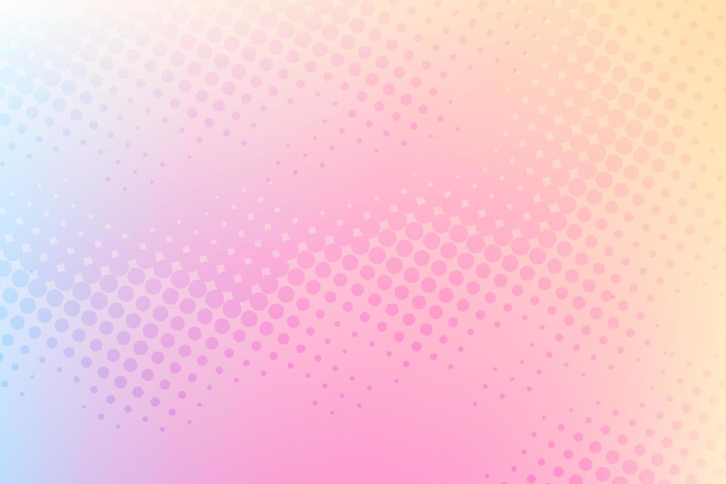 Abstract dot halftone gradient color background vector