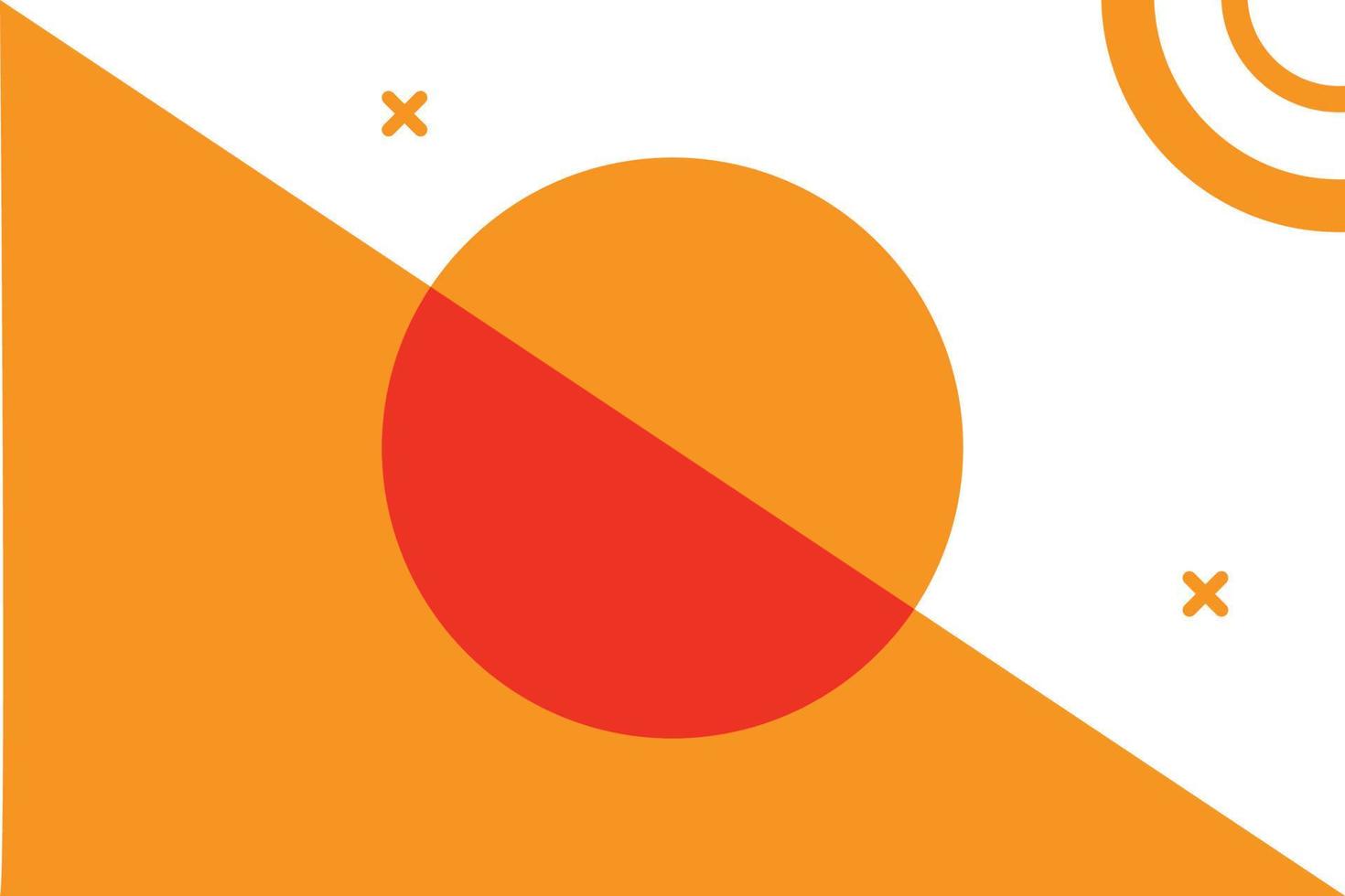 fondo naranja abstracto vector