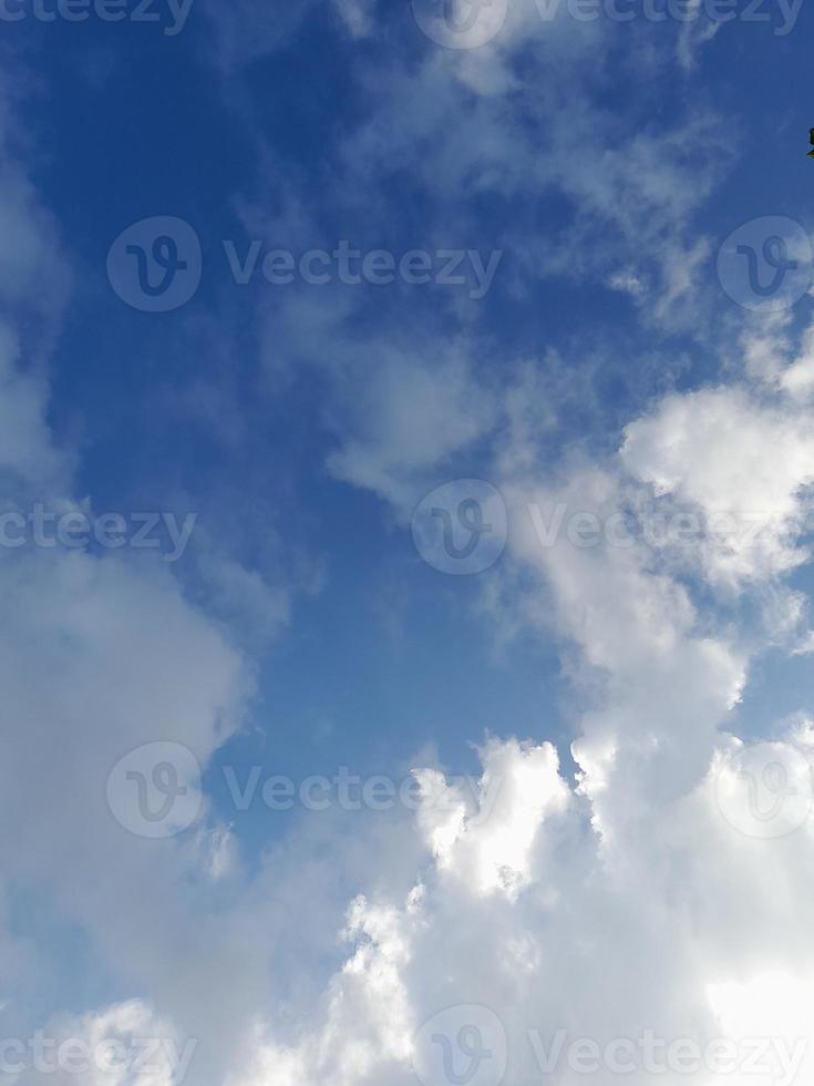 clouds in the blue sky photo