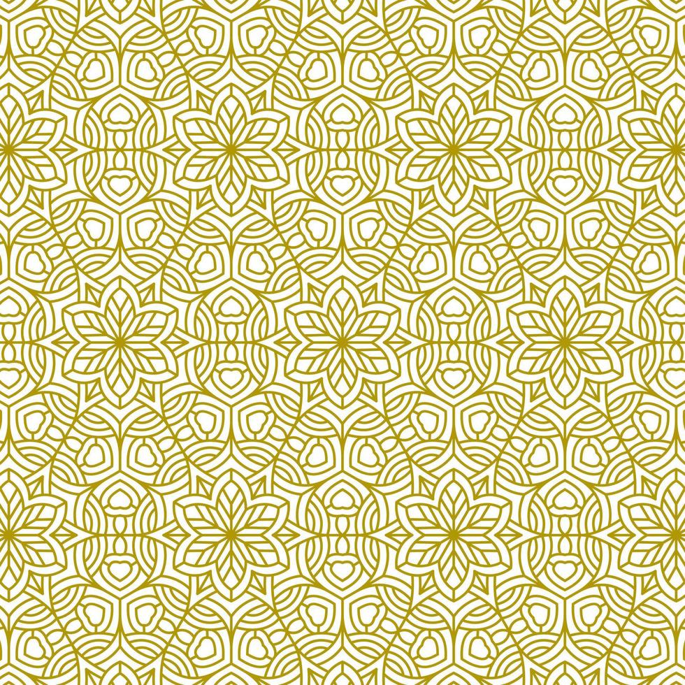 mandala line ethnic background abstract pattern vector