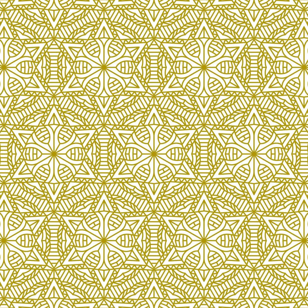 mandala line ethnic background abstract pattern vector