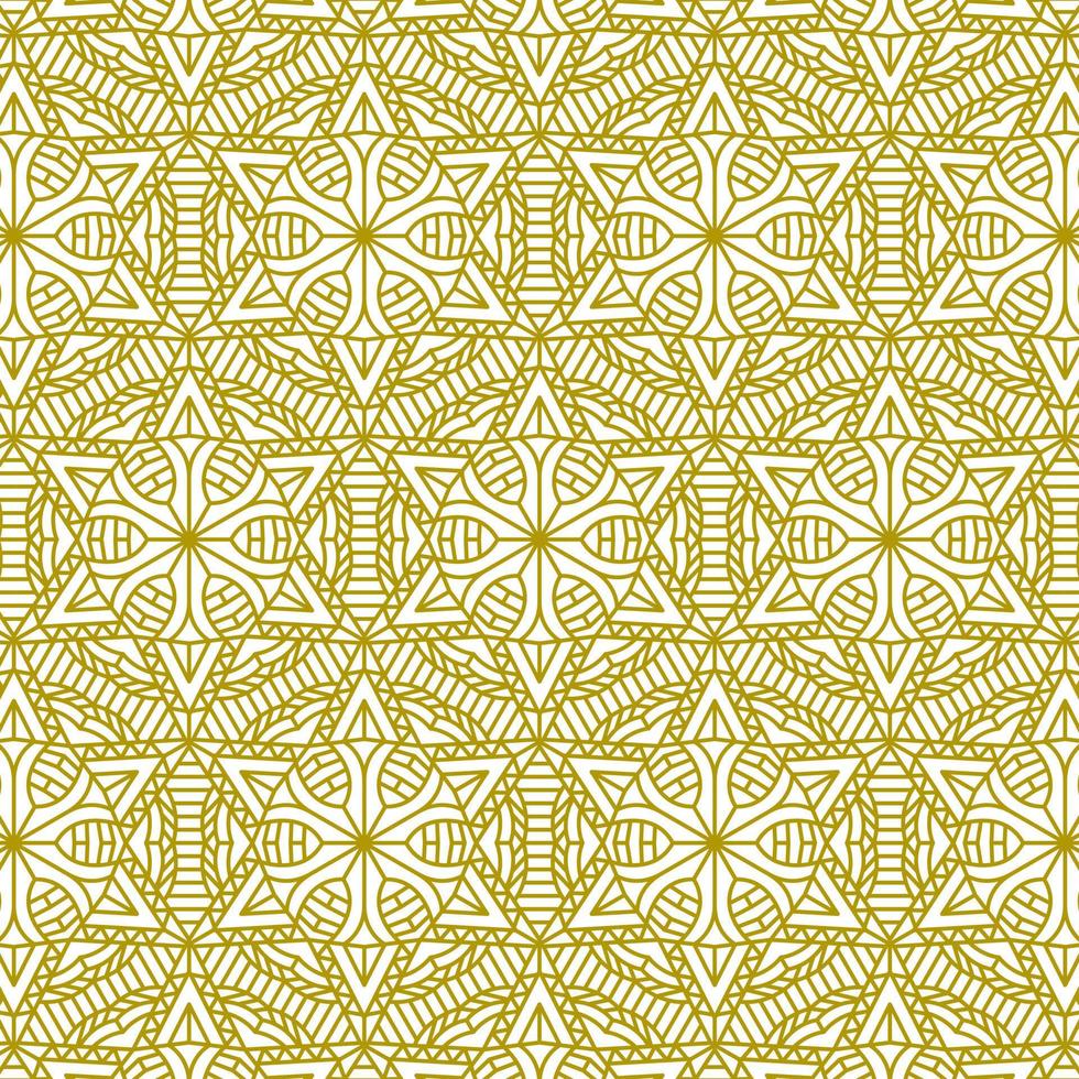 mandala line ethnic background abstract pattern vector