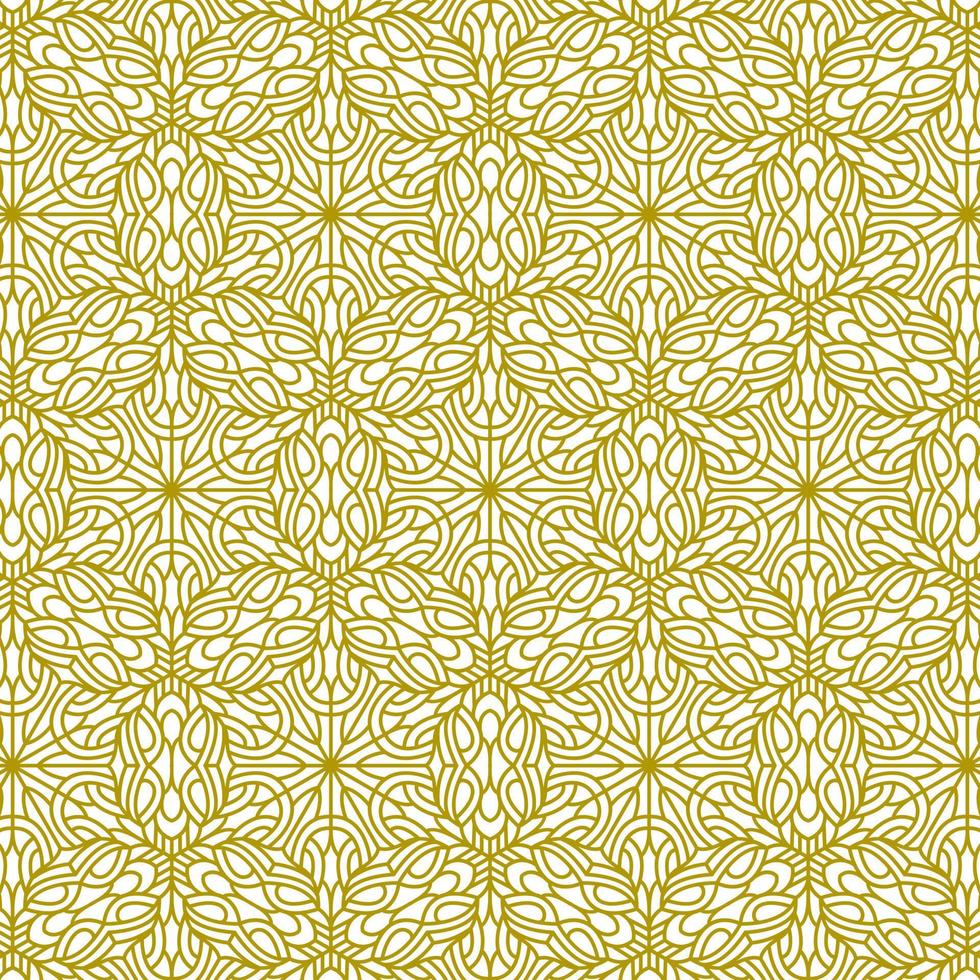 mandala line ethnic background abstract pattern vector
