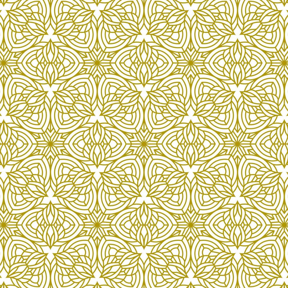 mandala line ethnic background abstract pattern vector