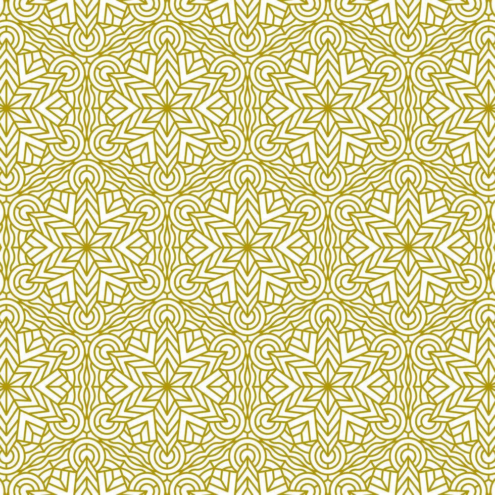 mandala line ethnic background abstract pattern vector