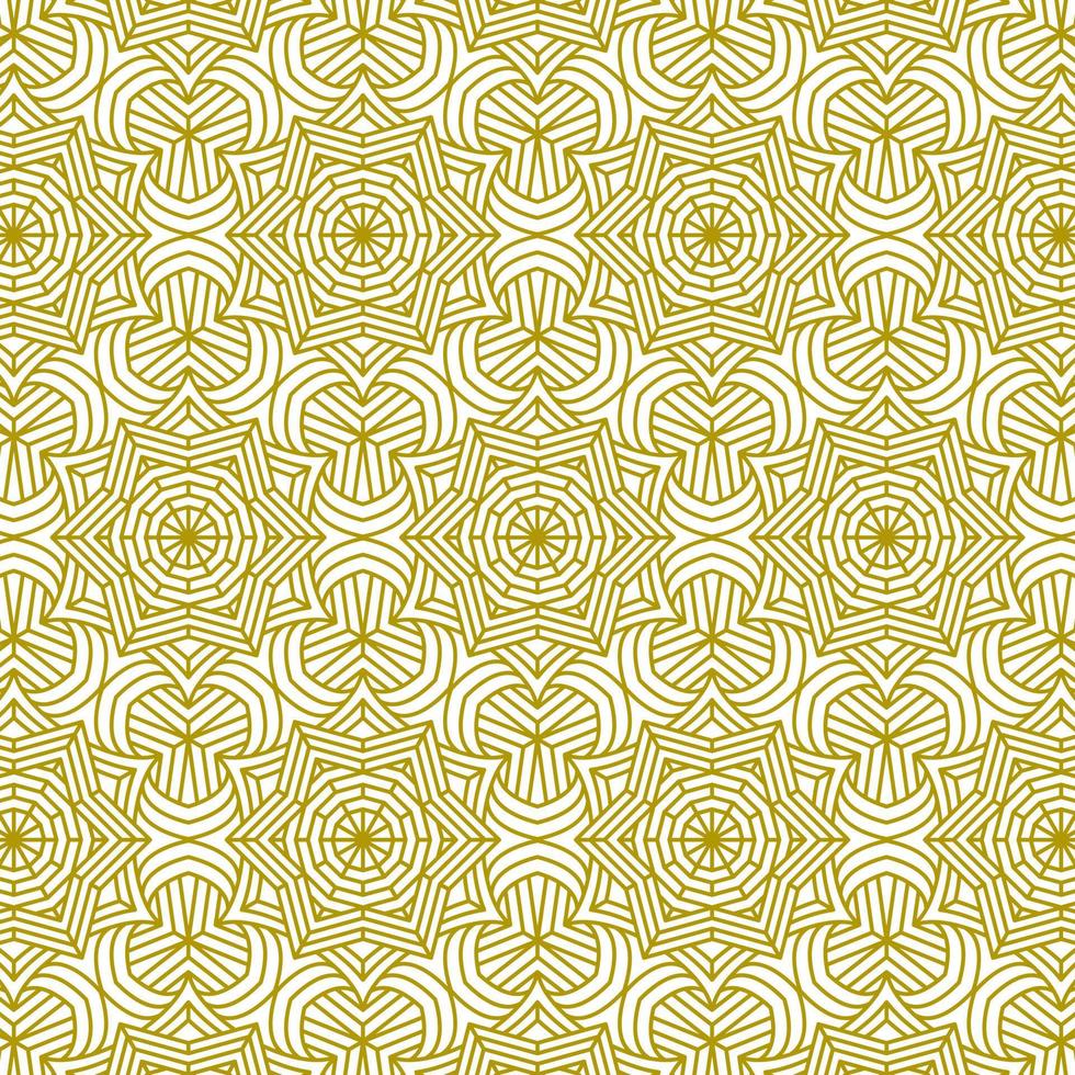 mandala line ethnic background abstract pattern vector