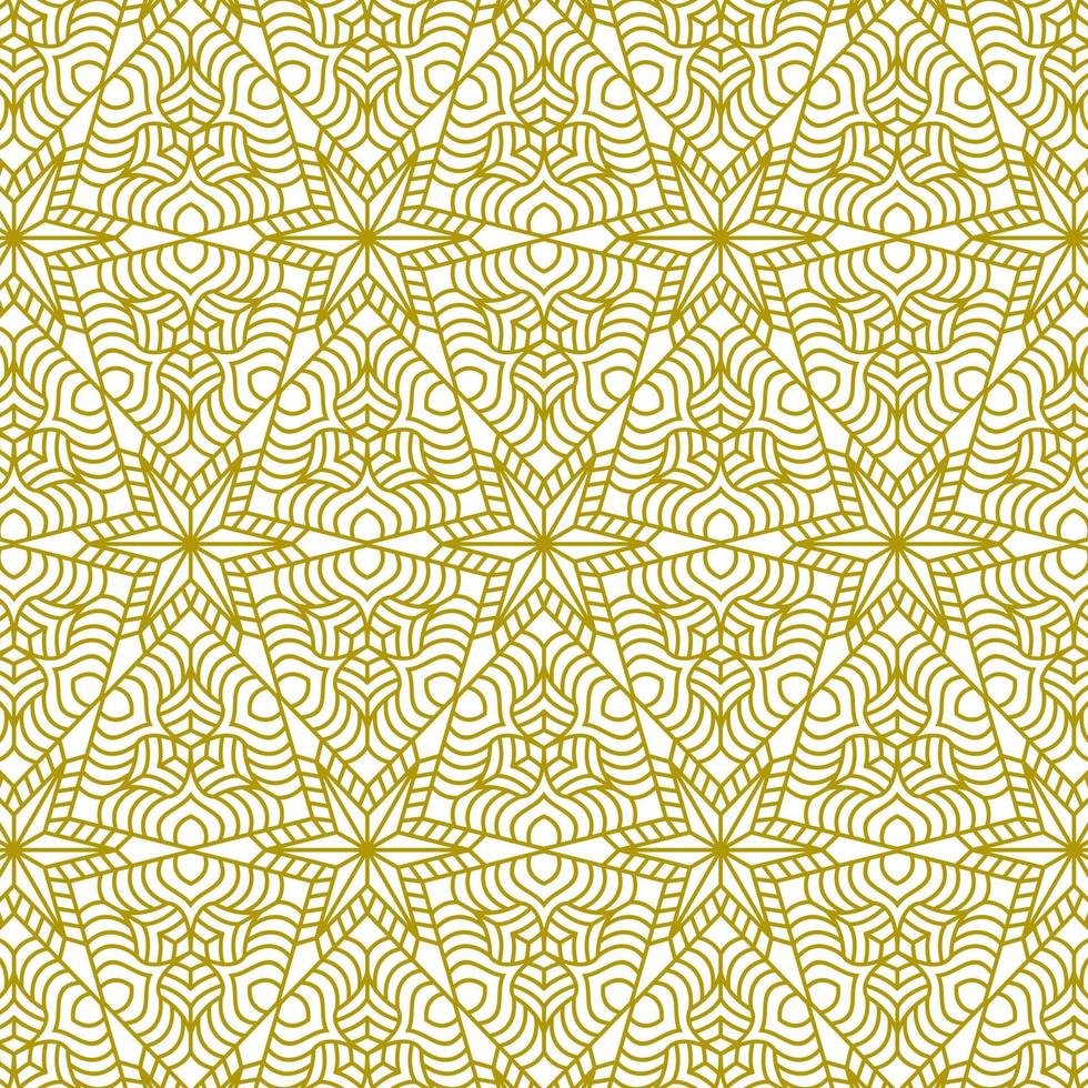 mandala line ethnic background abstract pattern vector