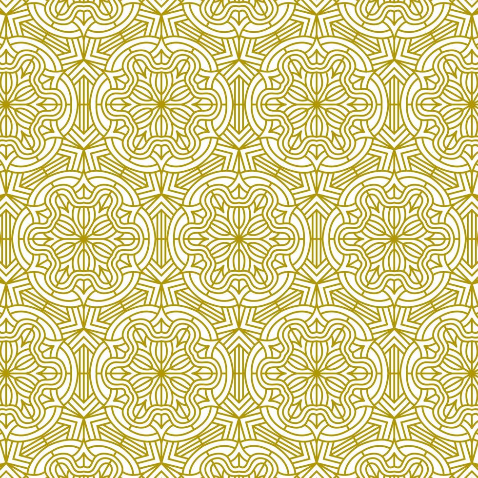 mandala line ethnic background abstract pattern vector