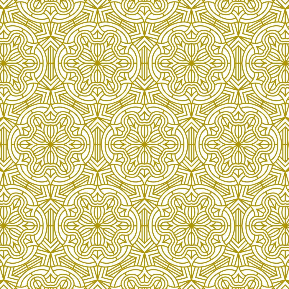 mandala line ethnic background abstract pattern vector