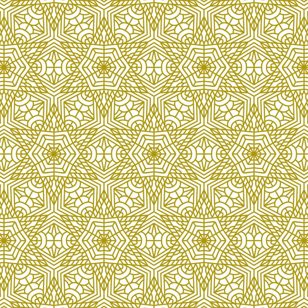 mandala line ethnic background abstract pattern vector