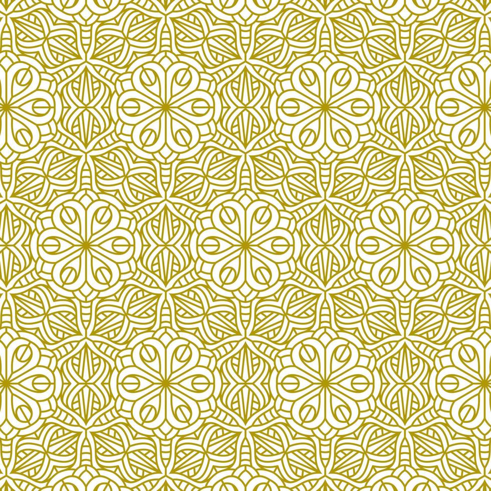 mandala line ethnic background abstract pattern vector