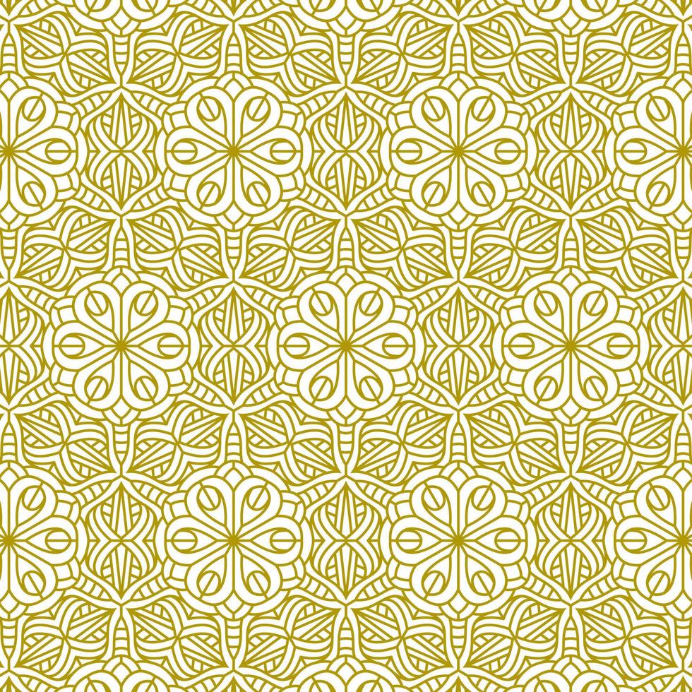 mandala line ethnic background abstract pattern vector