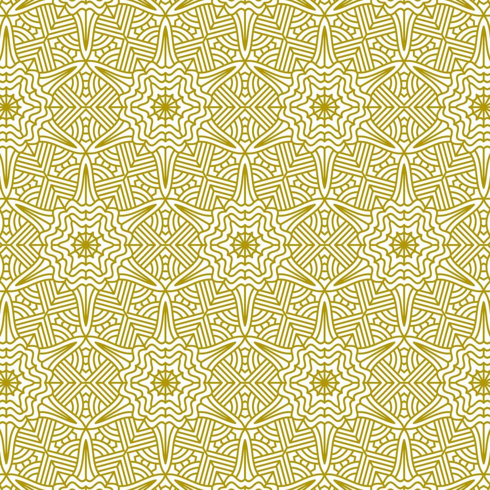 mandala line ethnic background abstract pattern vector
