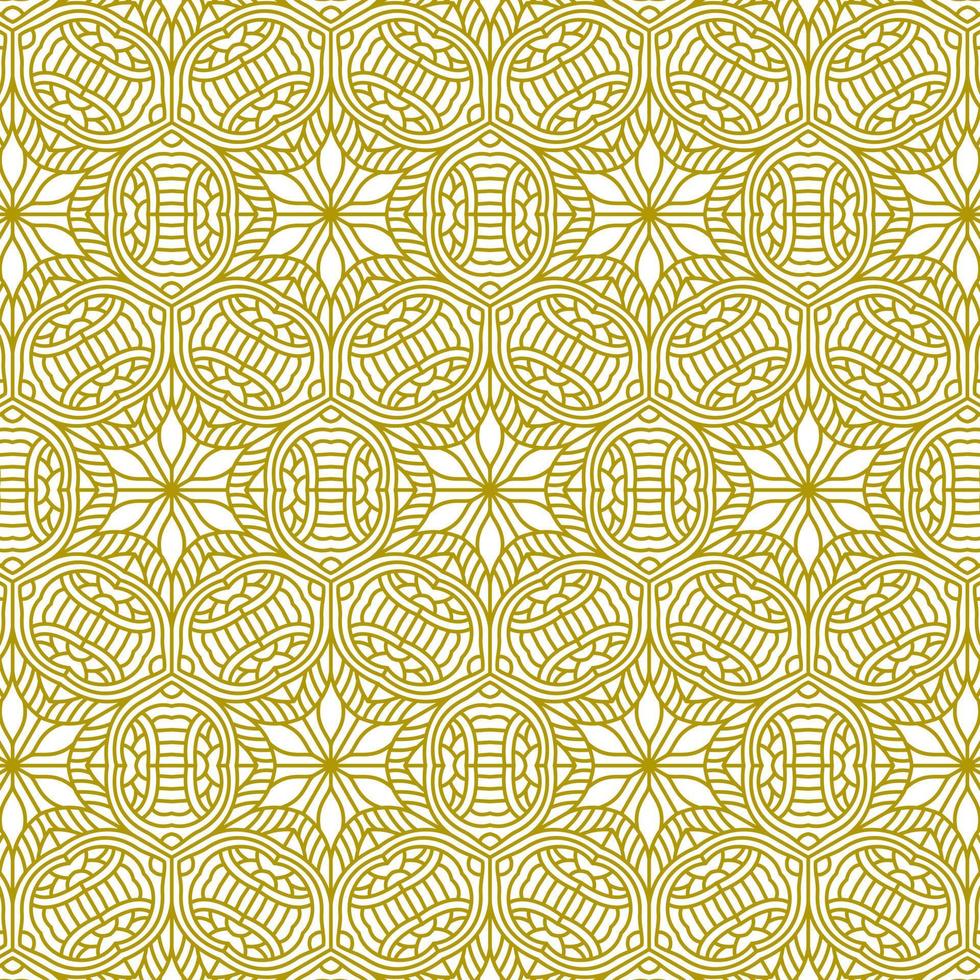 mandala line ethnic background abstract pattern vector