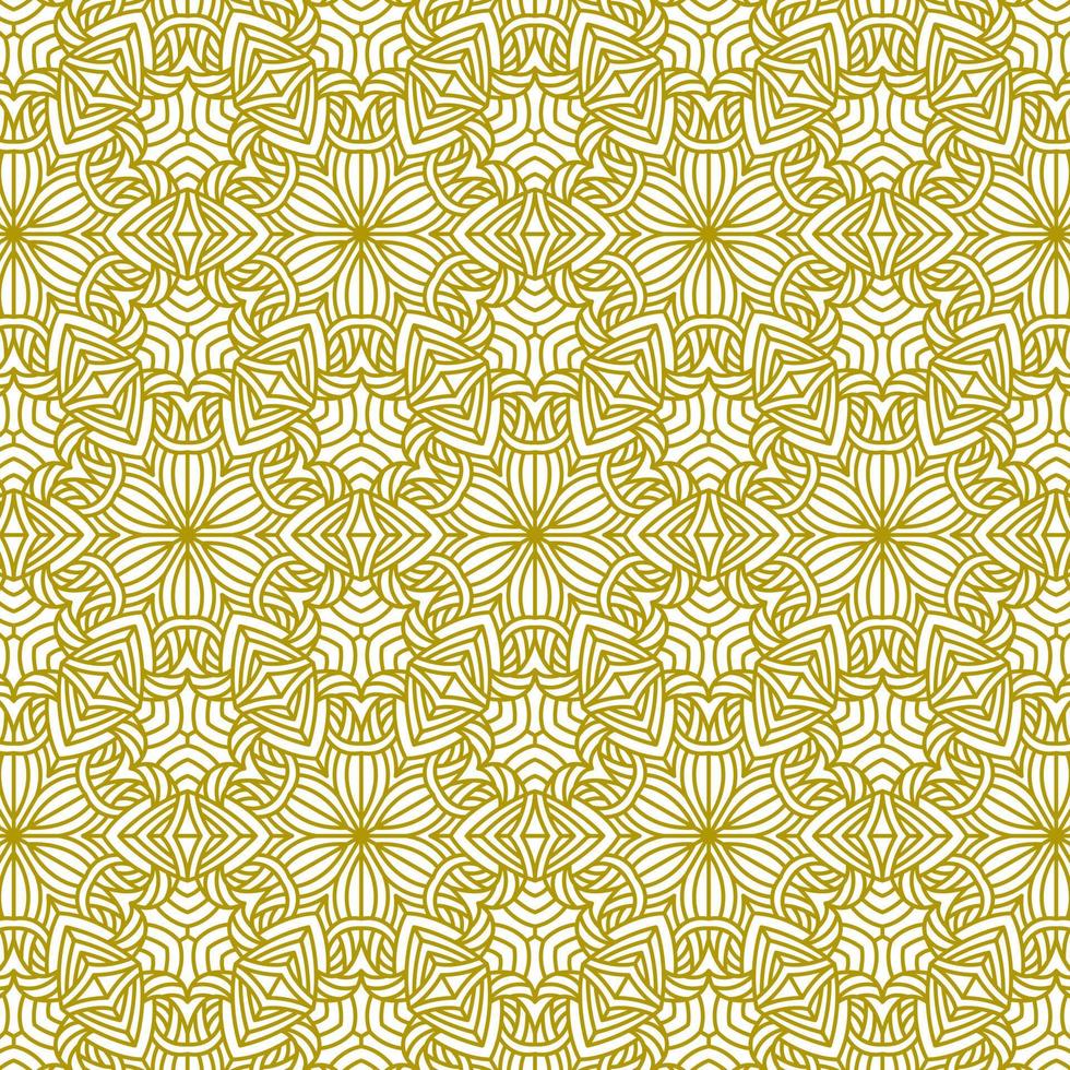 mandala line ethnic background abstract pattern vector